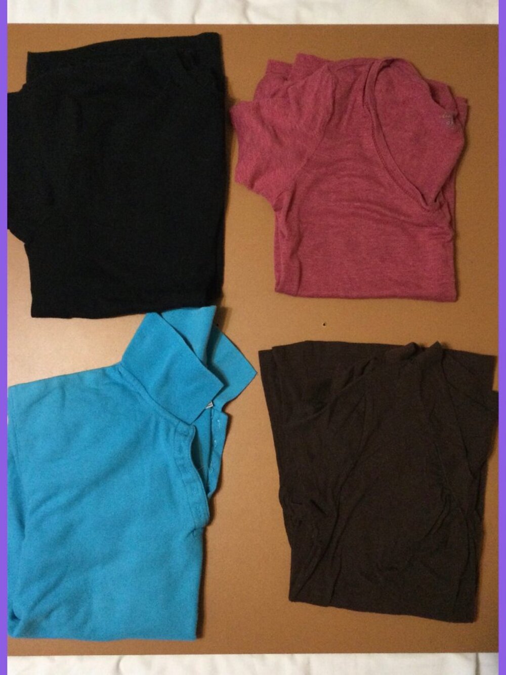 4 Lightweight Tops, sz M